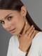 Серебряные серьги АЛЬКОР 02-4343/БРАМ-00 с аметистом и бриллиантом