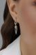 Серебряные серьги АЛЬКОР 02-4348/00КЦ-00 с фианитом