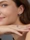 Серебряные серьги АЛЬКОР 02-4361/0ГТС-17 с фианитом и гидротермальным сапфиром
