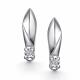 Серебряные серьги АЛЬКОР 02-4363/000Б-00 с бриллиантом