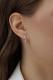 Серебряные серьги АЛЬКОР 02-4363/000Б-00 с бриллиантом