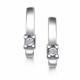 Серебряные серьги АЛЬКОР 02-4367/000Б-00 с бриллиантом