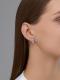 Серебряные серьги АЛЬКОР 02-4410/00РК-00 с кварцем
