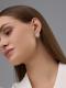 Серебряные серьги АЛЬКОР 02-4416/00РК-00 с кварцем