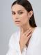 Серебряные серьги АЛЬКОР 02-4421/00ГХ-00 с фианитом и горным хрусталём
