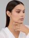 Серебряные серьги АЛЬКОР 02-4421/00ТБ-00 с топазом и фианитом
