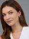 Серебряные серьги АЛЬКОР 02-4422/00ГХ-00 с фианитом и горным хрусталём