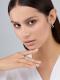 Серебряные серьги АЛЬКОР 02-4422/0ГТС-00 с фианитом и гидротермальным сапфиром