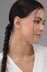 Серебряные серьги АЛЬКОР 02-4455/00КЦ-00 с фианитом