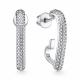 Серебряные серьги АЛЬКОР 02-4487/00КЦ-00 с фианитом