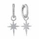 Серебряные серьги АЛЬКОР 02-4497/00КЦ-00 с фианитом