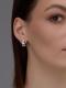 Серебряные серьги АЛЬКОР 02-4506/0000-00
