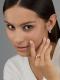 Серебряные серьги АЛЬКОР 02-4513/00КЦ-00 с фианитом