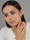 Серебряные серьги АЛЬКОР 02-4514/00КЦ-00 с фианитом