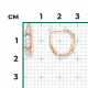 Золотые серьги Platina 02-4541-00-401-1110 с фианитом