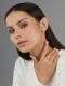 Серебряные серьги АЛЬКОР 02-4553/00КЦ-00 с фианитом