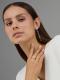 Серебряные серьги АЛЬКОР 02-4557/00КЦ-00 с фианитом