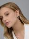 Серебряные серьги АЛЬКОР 02-4613/00КЦ-00 с фианитом
