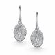 Серебряные серьги АЛЬКОР 02-4624/0000-00