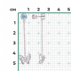 Серебряные серьги Platina 02-4659-00-114-0200-72 с топазом и сапфиром