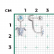 Серебряные серьги Platina 02-4669-00-201-0200-68 с топазом и эмалью