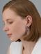 Серебряные серьги АЛЬКОР 02-4676/00КЦ-00 с фианитом