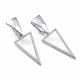 Серебряные серьги АЛЬКОР 02-4676/00КЦ-00 с фианитом