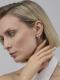 Серебряные серьги АЛЬКОР 02-4724/00ТЛ-00 с Лондон топазом