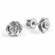 Серебряные серьги АЛЬКОР 02-4744/0000-00