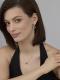 Серебряные серьги АЛЬКОР 02-4751/00ГР-00 с фианитом и гранатом