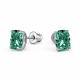 Серебряные серьги АЛЬКОР с бриллианитом 02-4764/0БТ4-00