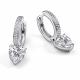 Серебряные серьги АЛЬКОР 02-4767/00БТ-00 с фианитом
