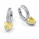 Серебряные серьги АЛЬКОР 02-4767/0БТ6-00 с фианитом