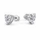 Серебряные серьги АЛЬКОР 02-4768/00БТ-00 с фианитом