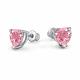 Серебряные серьги АЛЬКОР 02-4768/0БТ5-00 с фианитом