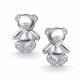 Серебряные серьги АЛЬКОР 02-4781/00КЦ-00 с фианитом