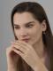 Серебряные серьги АЛЬКОР 02-4798/00КЦ-00 с фианитом