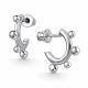 Серебряные серьги АЛЬКОР 02-4811/0000-00