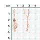 Серьги из комбинированного золота Platina 02-4815-00-101-1111 с бриллиантом