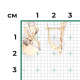 Серьги из комбинированного золота Platina 02-4827-00-201-1121 с топазом