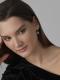 Серебряные серьги АЛЬКОР 02-4841/00КЦ-00 с фианитом