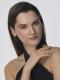Серебряные серьги АЛЬКОР 02-4846/00АМ-00 с фианитом и аметистом