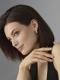 Серебряные серьги АЛЬКОР 02-4847/00ГХ-00 с фианитом и горным хрусталём