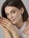 Серебряные серьги АЛЬКОР 02-4848/00ГР-00 с фианитом и гранатом