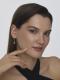 Серебряные серьги АЛЬКОР 02-4853/00ЦТ-00 с фианитом и цитрином