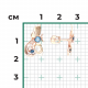 Серьги из комбинированного золота Platina 02-4860-00-201-1113 с топазом