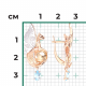 Серьги из комбинированного золота Platina 02-4888-00-201-1140 с топазом