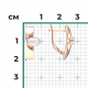 Серьги из комбинированного золота Platina 02-4904-00-000-1111