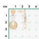 Серьги из комбинированного золота Platina 02-4907-00-000-1121