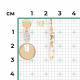 Серьги из комбинированного золота Platina 02-4907-00-201-1121 с топазом